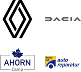 Partnerlogo: Renault, Dacia, Ahorn Camp, auto reparatur